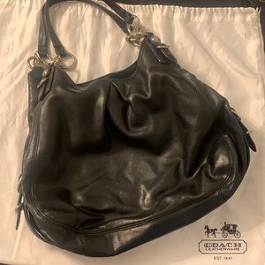 Coach Black leather bag